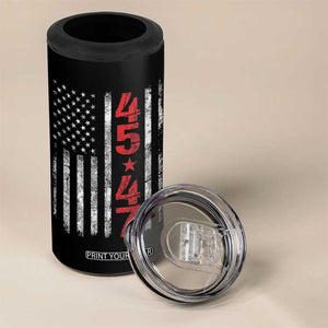 Trump 2024 Election 4 in 1 Can Cooler Tumbler 45-47 American US Flag 47th TB10 Print Your Wear