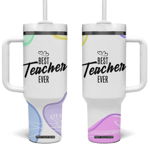 Best Teacher Appreciation Gifts Tumbler With Handle From Students Cute Pastel Butterfly TB10 One Size: 40 oz White Print Your Wear