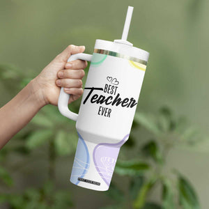 Best Teacher Appreciation Gifts Tumbler With Handle From Students Cute Pastel Butterfly TB10 Print Your Wear