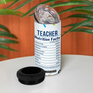 Funny Teacher Appreciation Gifts 4 in 1 Can Cooler Tumbler Tears Of My Students Funny College Professor TB10 Print Your Wear