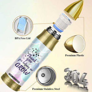 Thank You For Helping Me Grow Bullet Tumbler Thank You Appreciation Gift TB10 Print Your Wear
