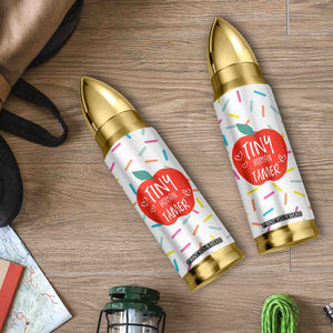 Tiny Human Tamer Teacher Bullet Tumbler Funny Preschool Kindergarten Teachers TB10 Print Your Wear