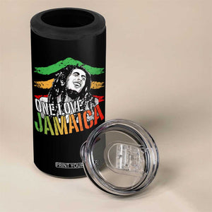 Rasta Reggae Music Marley 4 in 1 Can Cooler Tumbler One Love Jamaica Peace Rastafari Roots TB10 Print Your Wear