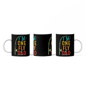 Fly Fishing Coffee Mug Funny Fathers Day Reel Cool Dad Papa Fly Tying Fisherman TB10 Print Your Wear
