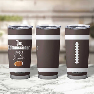 Fantasy Football Commissioner Draft Party Commish FFL Tumbler Cup Sports Party Gifts TB10 Print Your Wear
