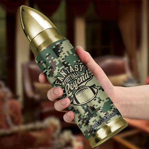 Fantasy Football Legend Bullet Tumbler Camo American Flag TB10 Print Your Wear