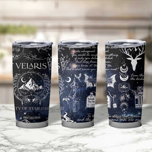 Velaris City Of Starlight Tumbler Cup Fantasy Night Sky Bookish Book Lovers TB10 Print Your Wear