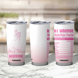 Personalized Breast Cancer Survivor Tumbler Cup Custom Name Pink Ribbon Chemo Care TB10 Print Your Wear