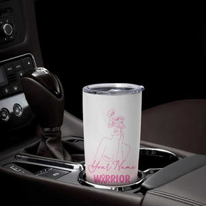 Personalized Breast Cancer Survivor Tumbler Cup Custom Name Pink Ribbon Chemo Care TB10 Print Your Wear