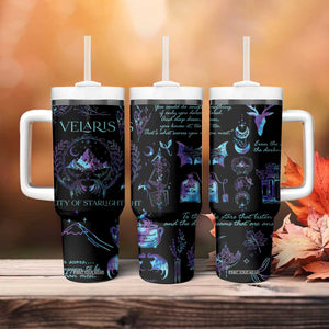 Velaris City Of Starlight Tumbler With Handle Fantasy Celestial City Night Sky Bookish Book Lovers TB10 Print Your Wear