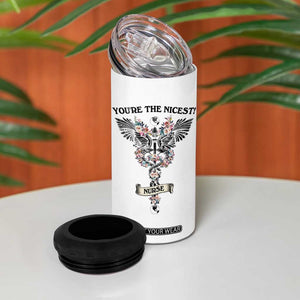 Nurse Gifts For Women 4 in 1 Can Cooler Tumbler Nurse Appreciation Thank You Gift For RN Hospital Staff TB10 Print Your Wear