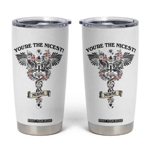 Nurse Gifts For Women Tumbler Cup Nurse Appreciation Thank You Gift For RN Hospital Staff TB10 White Print Your Wear