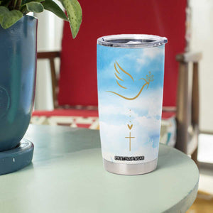 Christian Gifts For Women Tumbler Cup Encouraging Bible Verse Cross His Grace Is Sufficient For Me TB10 Print Your Wear