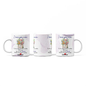 Birthday Gifts For Mom Coffee Mug From Daughter Son I Love You Mom Valentines Mothers Day Present TB10 Print Your Wear