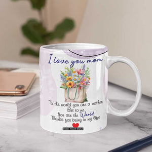 Birthday Gifts For Mom Coffee Mug From Daughter Son I Love You Mom Valentines Mothers Day Present TB10 Print Your Wear