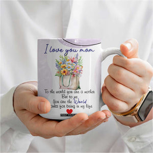 Birthday Gifts For Mom Coffee Mug From Daughter Son I Love You Mom Valentines Mothers Day Present TB10 Print Your Wear