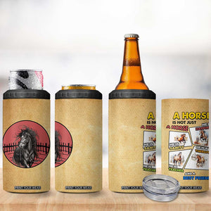 Horse Lovers 4 in 1 Can Cooler Tumbler Inspiration Equestrian Girls Cowgirl Gifts TB10 Print Your Wear