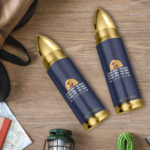 Funny Dog Lover Bullet Tumbler Retro Peeking Dog Every Snack You Make Fun Pet Humor TB10 Print Your Wear