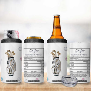 Funny Golfer 4 in 1 Can Cooler Tumbler Golf Lover Golfing Gifts for Women TB10 Print Your Wear