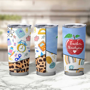 Teacher Tumbler Cup Teaching Is A Work of Heart Teachers Day Appreciation Gifts TB10 Print Your Wear