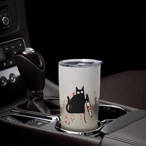 Halloween Cat Lover Gift Tumbler Cup I'll Put You In The Trunk And Help People Look For You Don't Test Me TB10 Print Your Wear