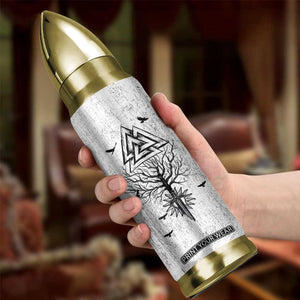 Viking Bullet Tumbler Raven Celtic Gift For Men Dad Son TB10 Print Your Wear