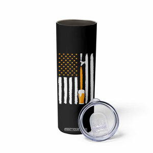 Craft Beer Skinny Tumbler Vintage I Do Crafts Home Brew American Flag TB10 Print Your Wear