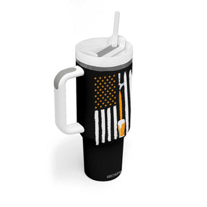 Craft Beer Tumbler With Handle Vintage I Do Crafts Home Brew American Flag TB10 Print Your Wear