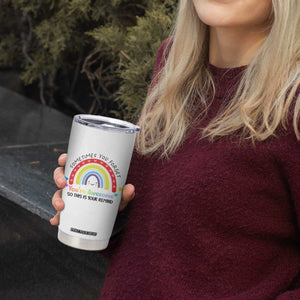 Birthday Gifts for Women Tumbler Cup Sometimes You Forget Your Awesome Inspirational Gifts TB10 Print Your Wear