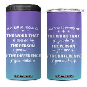 Thank You Gifts For Women 4 in 1 Can Cooler Tumbler May You Be Proud Of The Work You Do Thanks Retirement Goodbye Farewell Gift TB10 One Size: 16 oz Gradient Print Your Wear