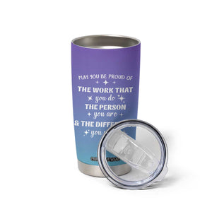 Thank You Gifts For Women Tumbler Cup May You Be Proud Of The Work You Do Thanks Retirement Goodbye Farewell Gift TB10 Print Your Wear