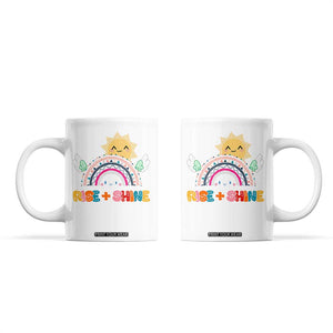 Motivation Gifts Coffee Mug Rise And Shine TB10 White Print Your Wear