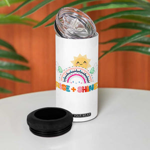 Motivation Gifts 4 in 1 Can Cooler Tumbler Rise And Shine TB10 Print Your Wear