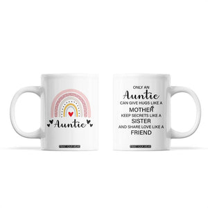 Auntie Gifts Coffee Mug Aunts Gifts For Birthday Christmas Mothers Day TB10 White Print Your Wear