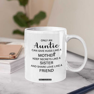 Auntie Gifts Coffee Mug Aunts Gifts For Birthday Christmas Mothers Day TB10 Print Your Wear