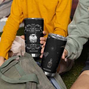 Witches Brew Coffee Co Iced Coffee Tumbler Cup Hocus Gifts for Women Halloween Birthday TB10 Print Your Wear