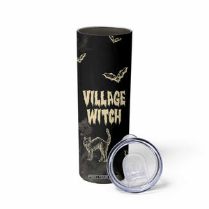 Witch Cat Skinny Tumbler Witchy Vibes Halloween Black Cat Lover Gifts TB10 Print Your Wear