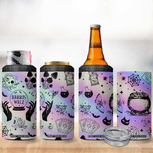 Witches for Kamala 4 in 1 Can Cooler Tumbler Feminist Gift Witchy Decor Witch Coffee Cup Fortune Teller TB10 Print Your Wear