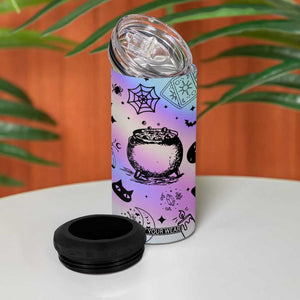 Witches for Kamala 4 in 1 Can Cooler Tumbler Feminist Gift Witchy Decor Witch Coffee Cup Fortune Teller TB10 Print Your Wear