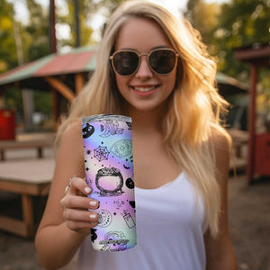 Witches for Kamala Skinny Tumbler Feminist Gift Witchy Decor Witch Coffee Cup Fortune Teller TB10 Print Your Wear