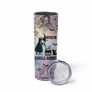 Witches for Kamala Harris 2024 Skinny Tumbler Halloween Witch US President Election Feminist Gothic TB10 Print Your Wear