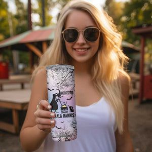 Witches for Kamala Harris 2024 Skinny Tumbler Halloween Witch US President Election Feminist Gothic TB10 Print Your Wear