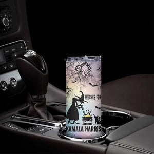 Witches for Kamala Harris 2024 Skinny Tumbler Halloween Witch US President Election Feminist Gothic TB10 Print Your Wear