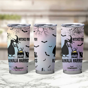 Witches for Kamala Harris 2024 Tumbler Cup Halloween Witch US President Election Feminist Gothic TB10 Print Your Wear