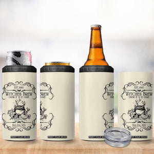 Witches Brew Coffee Co Iced Coffee Cup 4 in 1 Can Cooler Tumbler Funny Witchy Vibes Spooky Decorations TB10 Print Your Wear