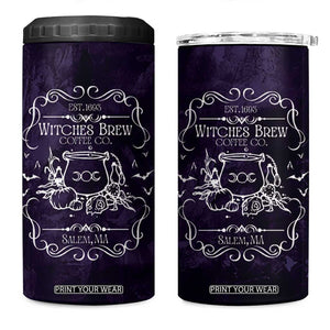 Witches Brew Coffee Co Iced Coffee 4 in 1 Can Cooler Tumbler Frosted Potion Fall Halloween Gifts TB10 One Size: 16 oz Purple Print Your Wear