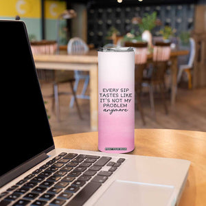 Personalized Retirement Skinny Tumbler Custom Name Officially Retired Gift For Boss Co Worker TB10 Print Your Wear