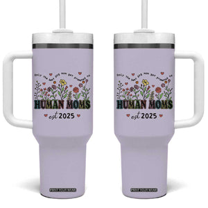 New Mom Gifts Tumbler With Handle Funny Dog Moms Pregnancy Must Haves TB10 One Size: 40 oz Purple Print Your Wear