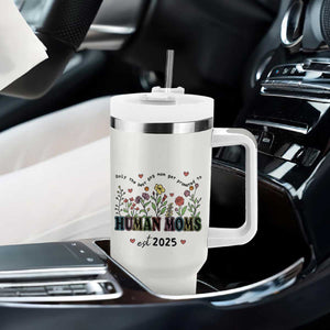 New Mom Gifts Tumbler With Handle Funny Mothers Day Gift Dog Moms Pregnancy Must Haves TB10 Print Your Wear