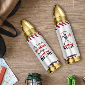 Baseball Mom Bullet Tumbler My Favorite Player Calls Me Mom Mothers Day TB10 Print Your Wear